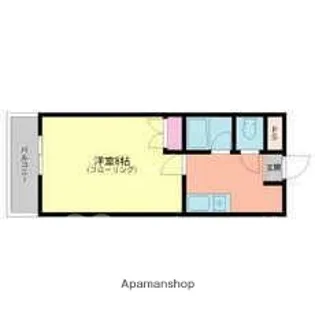 クレシェンド空港東【4階】の間取り