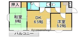 ソレイユやよい坂【3階】の間取り