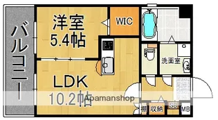 ヴェルフルール【4階】の間取り