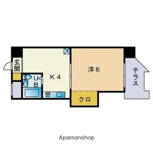 守田第2ビル【7階】の間取り
