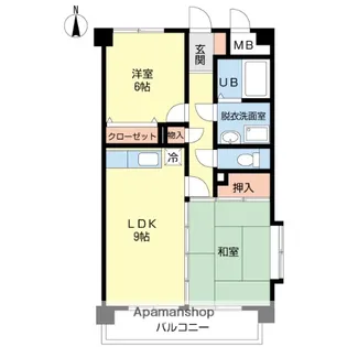 アーバンリブⅡ【3階】の間取り