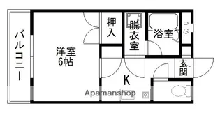 福岡県福岡市博多区西月隈1丁目【アパート】の間取り