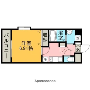 サヴォイ ジ・アトリウム【10階】の間取り