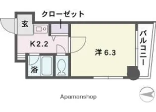 KT大橋【5階】の間取り