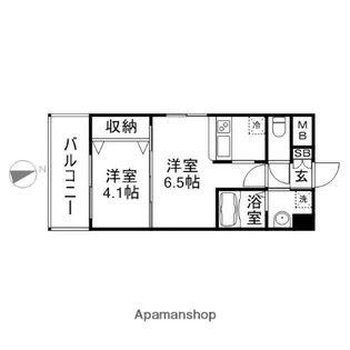 エンクレスト大橋.【7階】の間取り