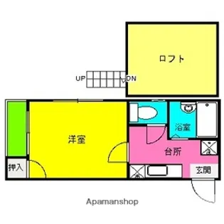 リバーサイドヴィラ高宮【1階】の間取り