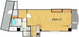 1Rの間取り画像