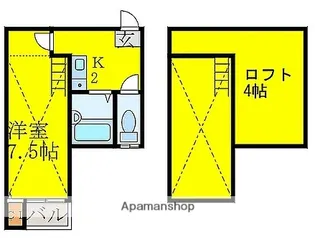 マキシム山荘通【2階】の間取り
