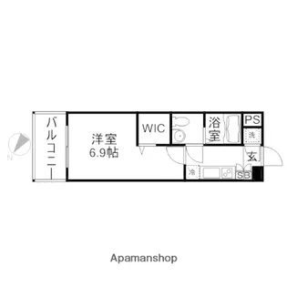 CLUB ORIENT BLD №81 AMARIGE【5階】の間取り