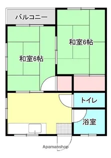 栄荘【2階】の間取り
