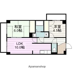 4丁目ビレッジ【4階】の間取り