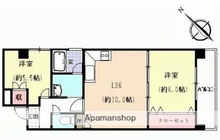 ニッシンビル【4階】の間取り