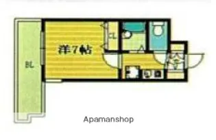 ステイタスマンション大橋【4階】の間取り