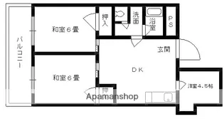 川清ビル【5階】の間取り