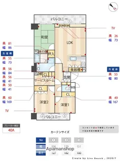 ピア高宮N棟【3階】の間取り