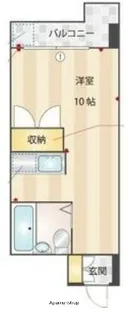 サンパール玉川【6階】の間取り