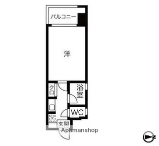 ピュアドームエスパルシア博多【5階】の間取り