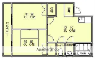 ラックビレッジ【2階】の間取り