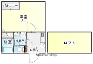 ポルックス【1階】の間取り