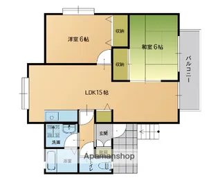 ステラ柏原C棟【1階】の間取り