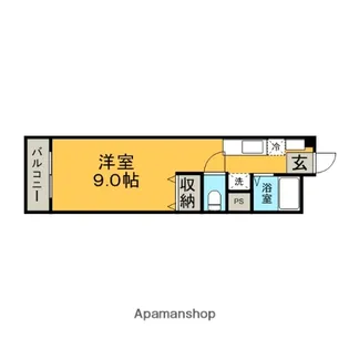 ドレス南福岡【2階】の間取り