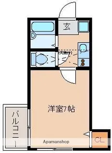 リテラ平尾イースト【2階】の間取り