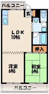 都屋ビル【3階】の間取り