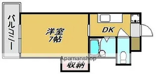 ソミュール七星NO5【1階】の間取り