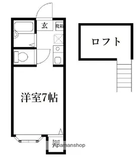 シンフォニア平尾【2階】の間取り
