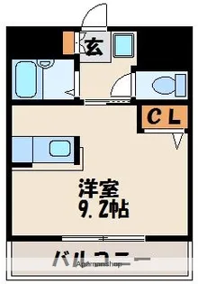 フェアリー高宮【8階】の間取り