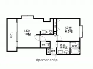 クロッサM’S【9階】の間取り
