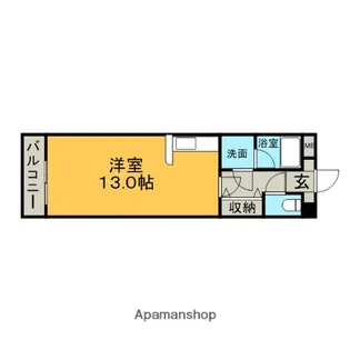 ライジング・サン・プラザ【3階】の間取り