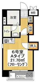 グレース高宮【7階】の間取り