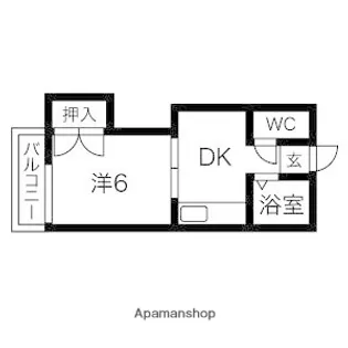 ベイトシャローム【3階】の間取り
