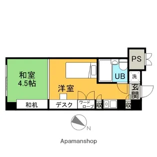 アルファコンフォート博多【8階】の間取り