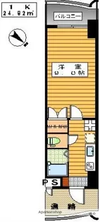 ロイヤル日赤通80【13階】の間取り