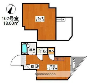 マキシム大橋ヒルズ【1階】の間取り