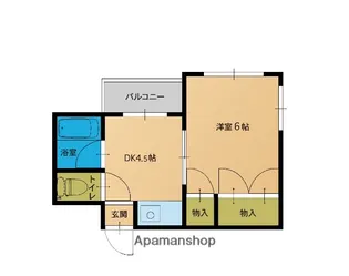 アトラス平尾第一ビル【4階】の間取り
