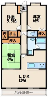 リファレンス寺塚【2階】の間取り