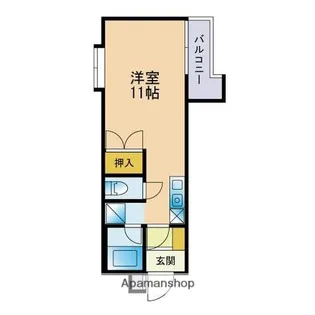 PLEAST清水【4階】の間取り