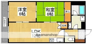 ウィズワン空港南【4階】の間取り