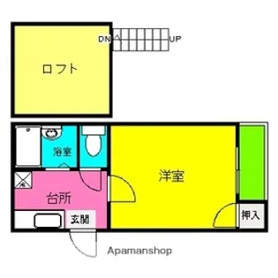 サンシャイン井尻【2階】の間取り