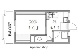 タウンコート平尾【3階】の間取り