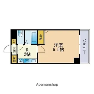 ウィークリーステイ博多【4階】の間取り