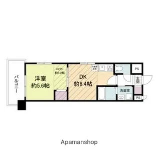 レジディア博多【14階】の間取り