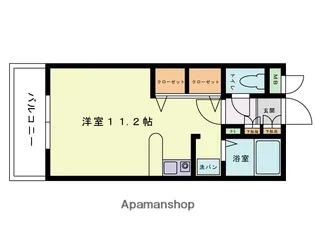 サンアベニュー大楠【3階】の間取り