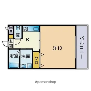 コーサンマンション【1階】の間取り