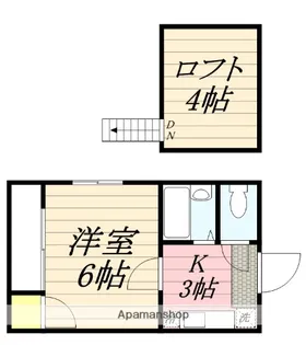 プチメゾン南福岡【1階】の間取り