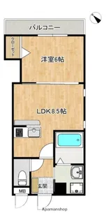 フォレストコート【2階】の間取り