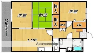 ルーセント高宮【3階】の間取り